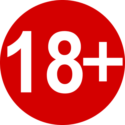 18+ Age Restriction Badge